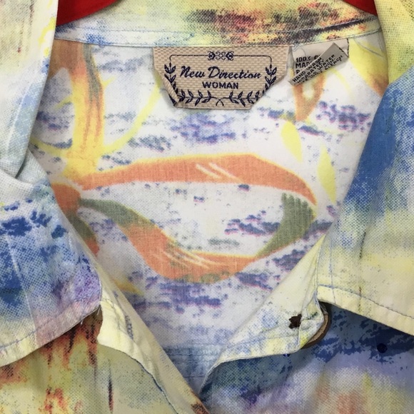 New Direction Woman Colorful Jacket/ Top Size 4X - Picture 2 of 9